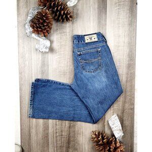 Wrangler Twenty X Johnston Bootcut Cherry Lined Dark Wash Jeans Size: 7/8x30